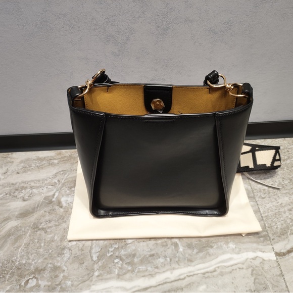 New Stella McCartney Logo CrossbodyBag Black - Picture 5 of 9